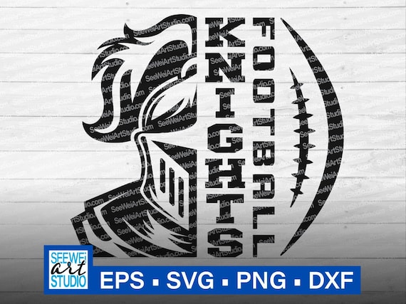 High School Knights Football svg, Knights svg, Knights mascot svg, Knights cut file cricut, Knights Cheer mom, Knights Pride, Football svg