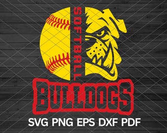High School Bulldogs Softball svg, Bulldogs svg, Bulldog svg, Bulldogs Pride svg, Bulldogs Mascot svg, Bulldogs School Spirit, Bulldog Mom