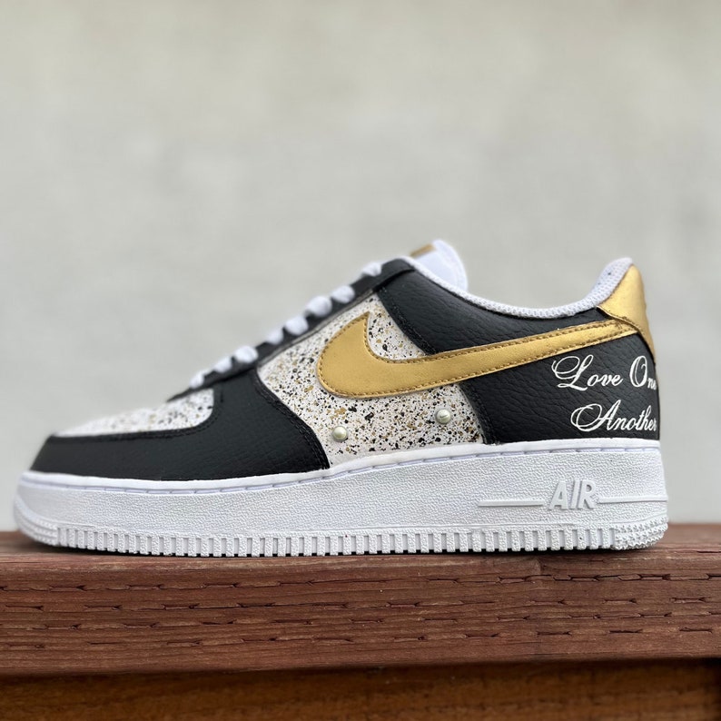 custom gold air force 1