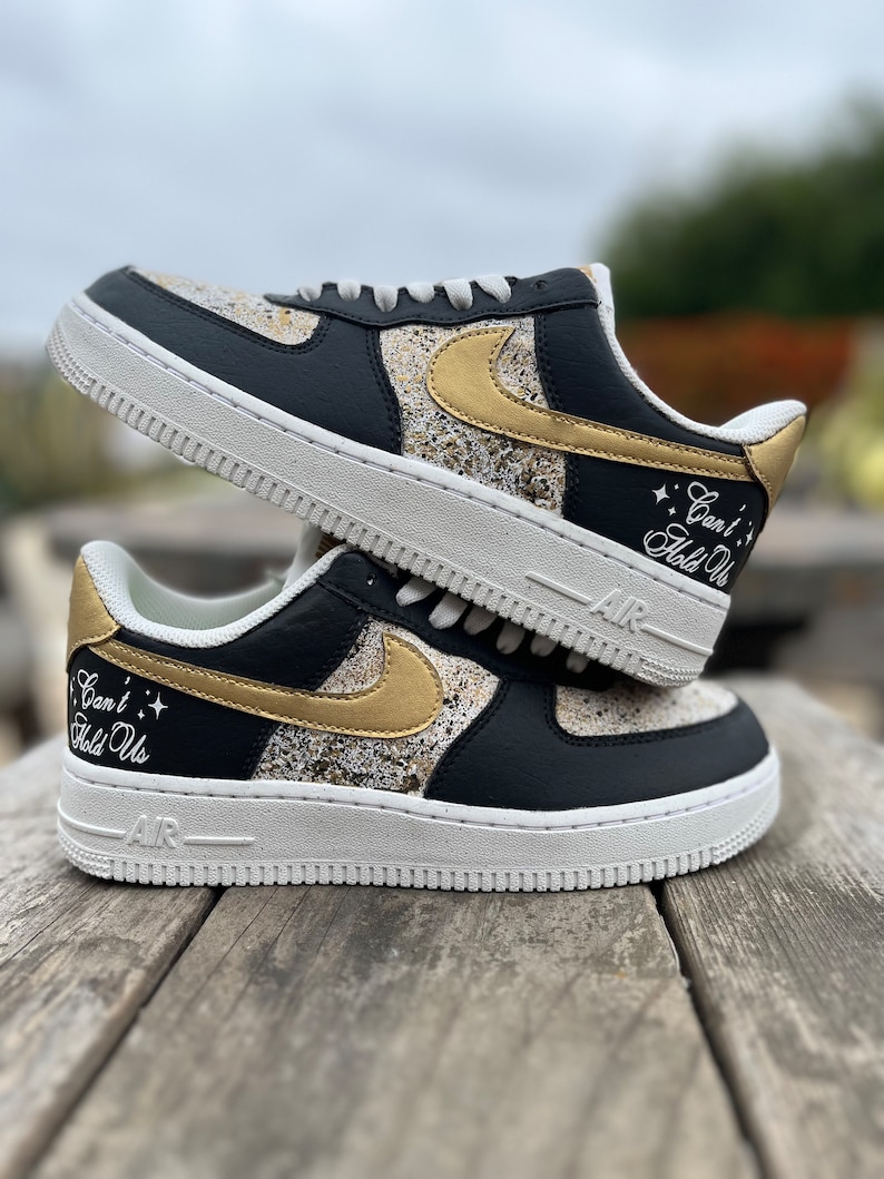 custom gold air force 1