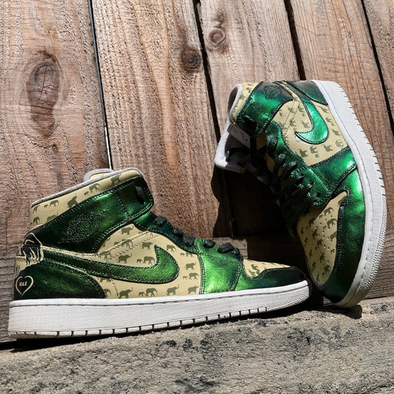 jordan green and gold