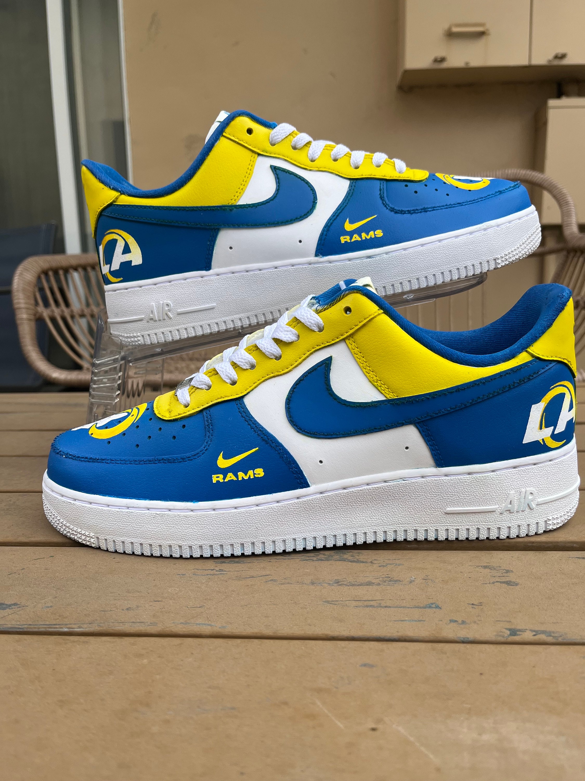custom yellow af1