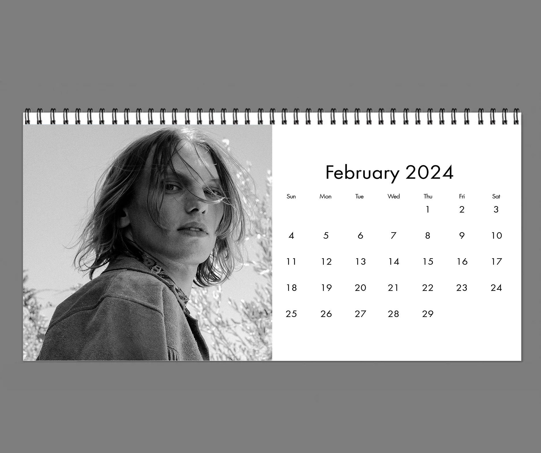 2024 Jamie Campbell Bower Calendar, 2024 Desk Calendar, Celebrity