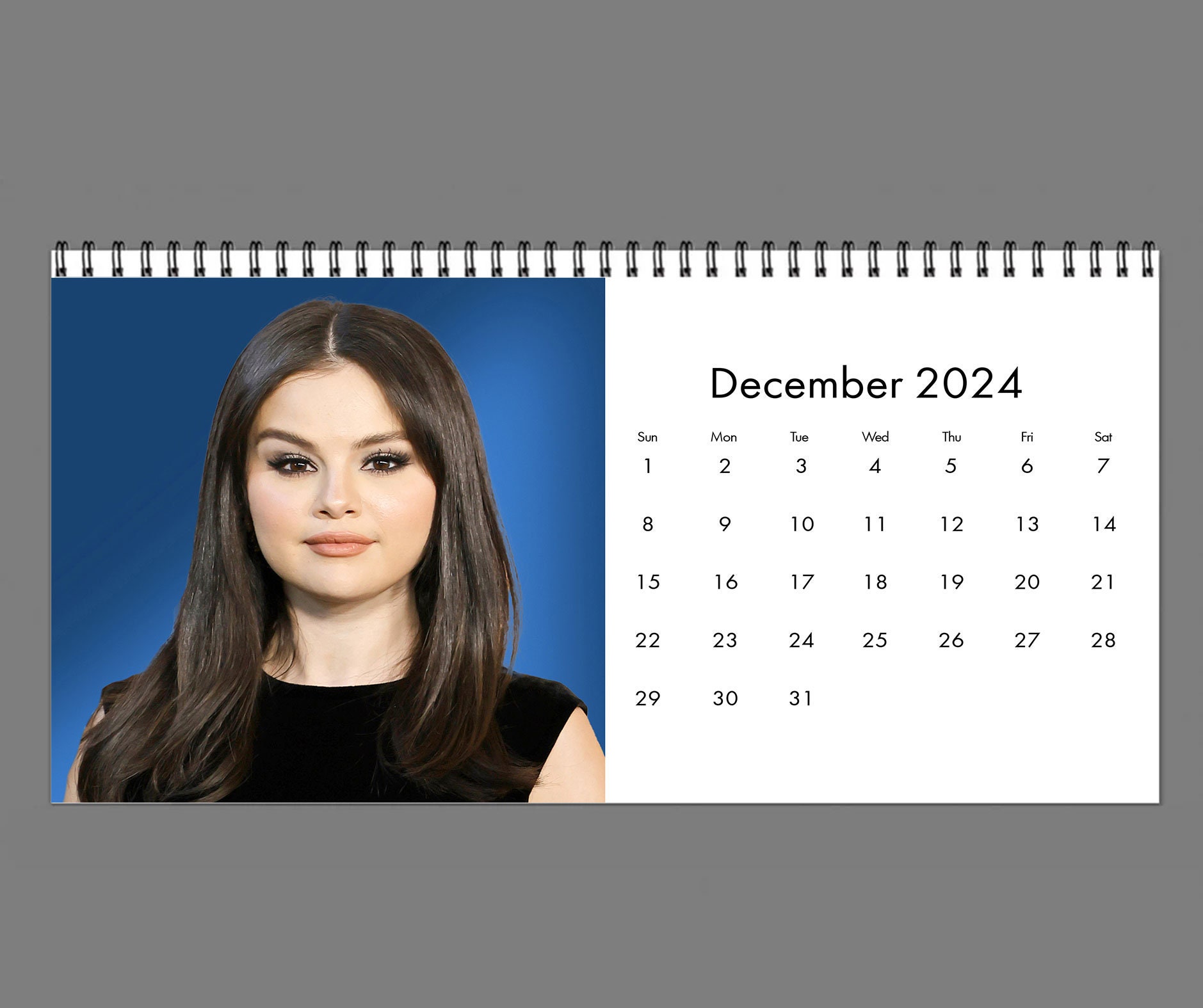 2024 Selena Gomez Calendar, 2024 Desk Calendar, Celebrity Calendar sold