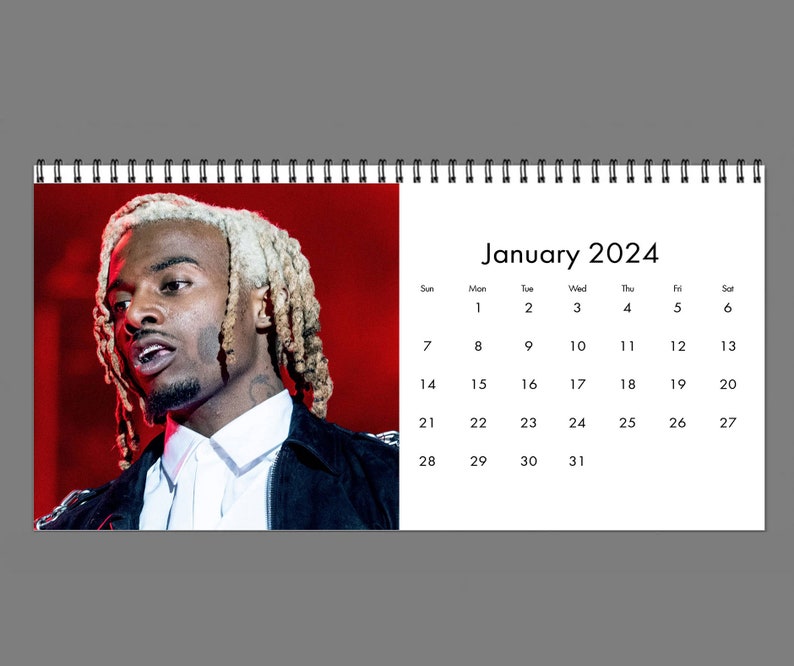 2024 PLAYBOI CARTI Calendar 2024 Desk Calendar Celebrity Etsy Australia