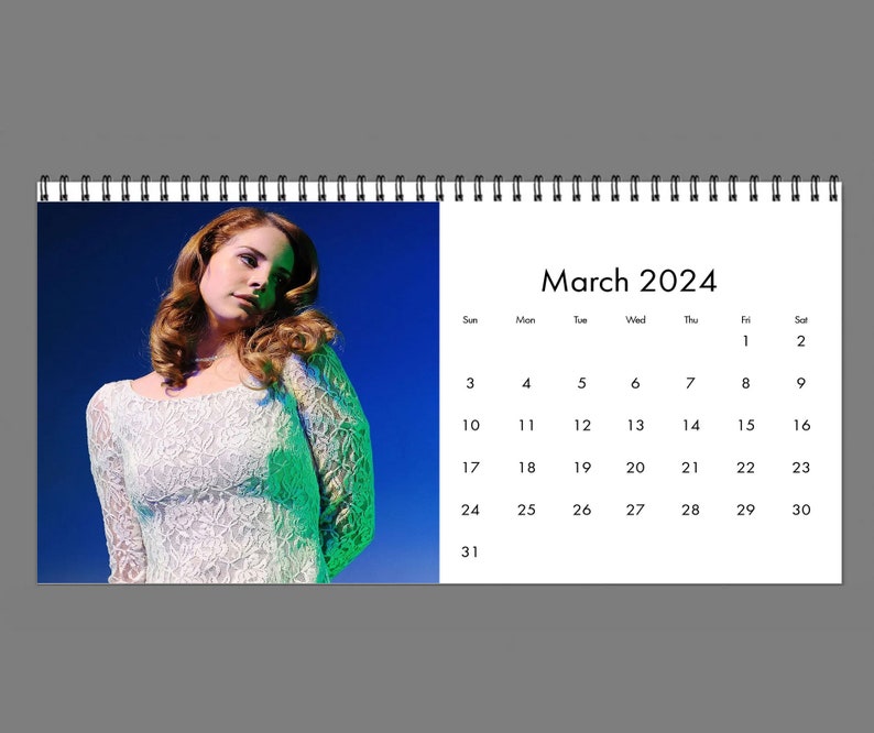 2024 Lana Del Rey Calendar 2024 Desk Calendar Celebrity Etsy Sweden