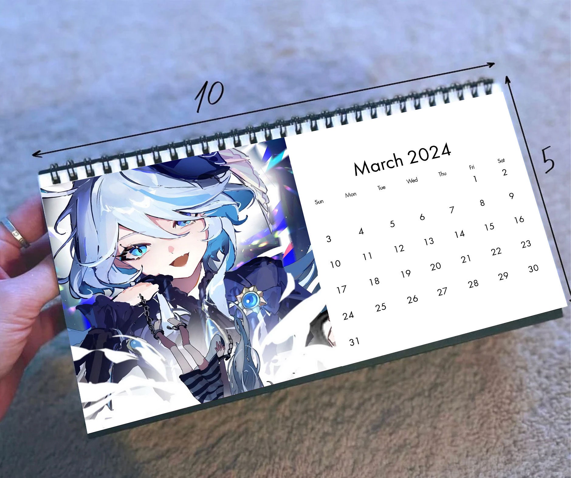 2024 Genshin Impact Calendar, 2024 Desk Calendar, Celebrity Calendar