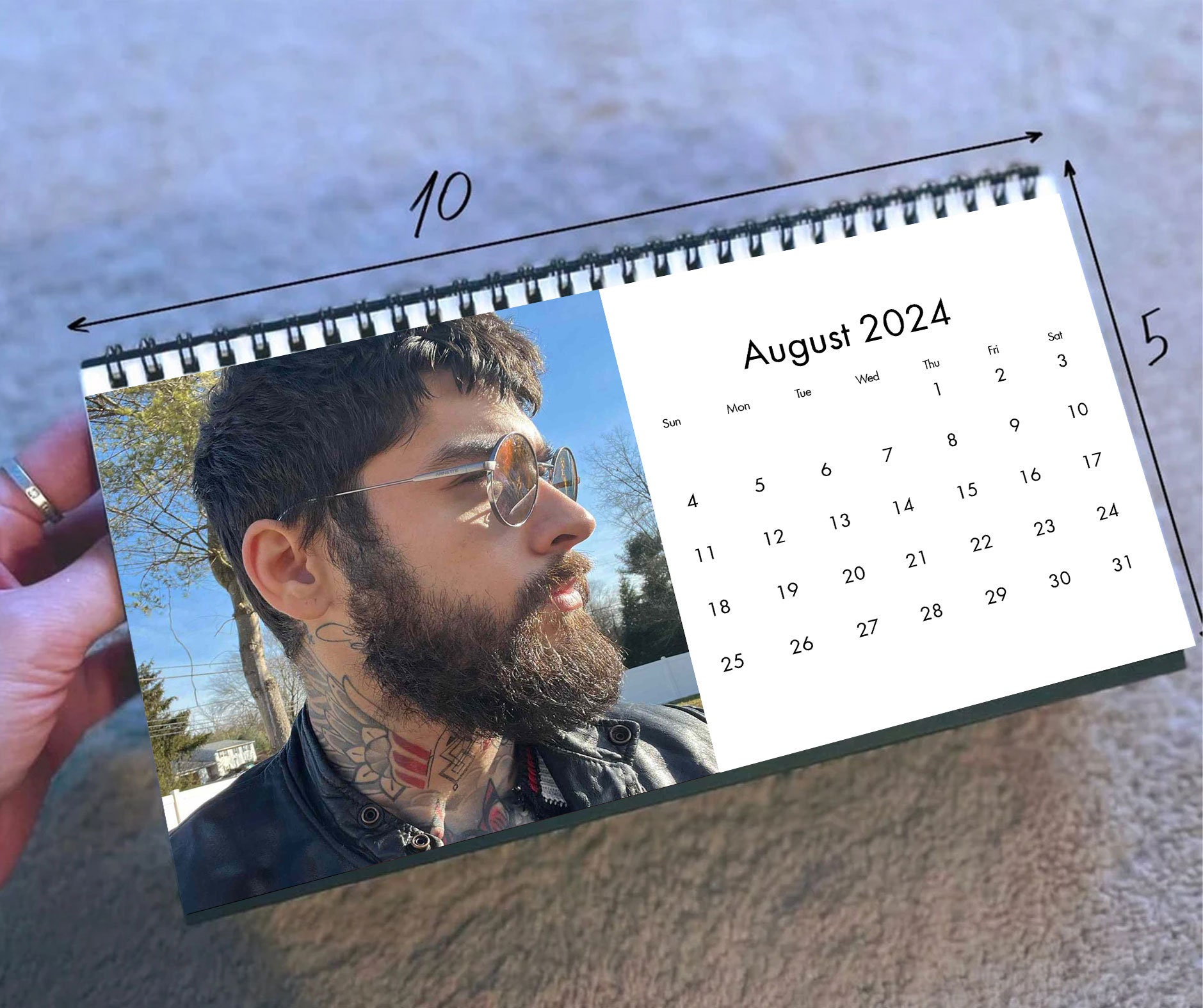 2024 Zayn MaLik Calendar, 2024 Desk Calendar, Celebrity Calendar sold