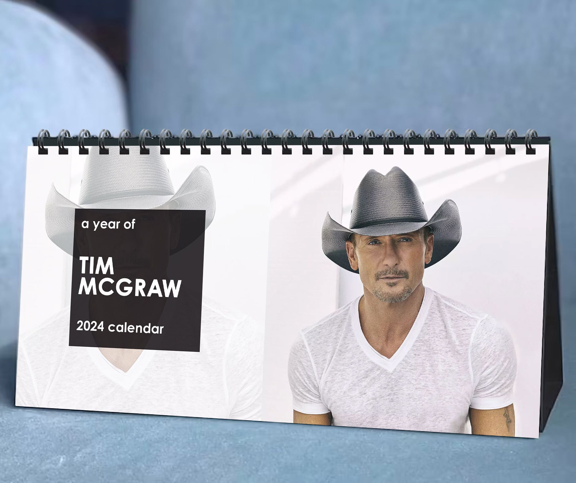 2024 Tim Mcgraw Calendar, 2024 Desk Calendar, Celebrity Calendar sold