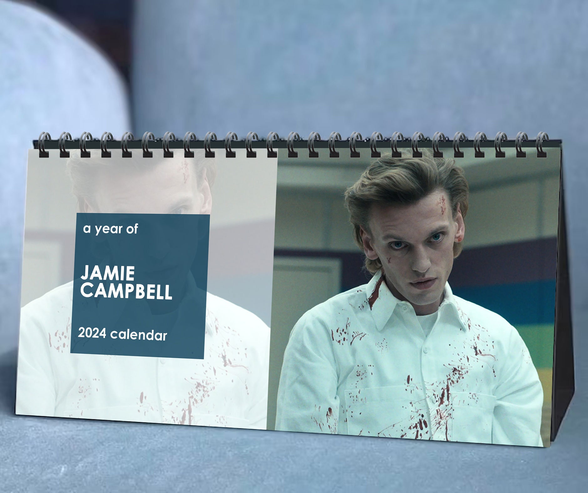 2024 Jamie Campbell Bower Calendar, 2024 Desk Calendar, Celebrity