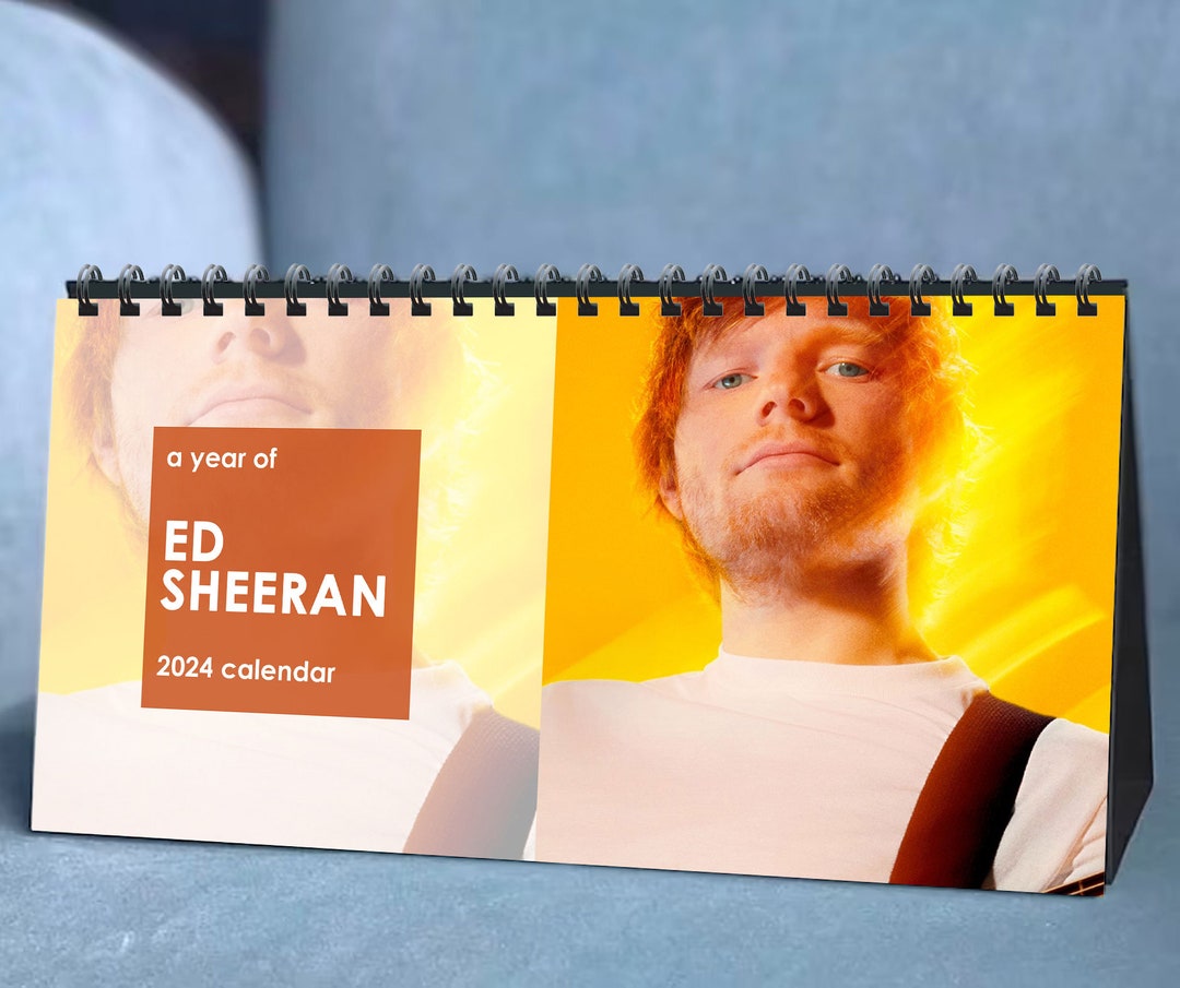 2024 Ed Sheeran Calendar 2024 Desk Calendar Celebrity Etsy UK