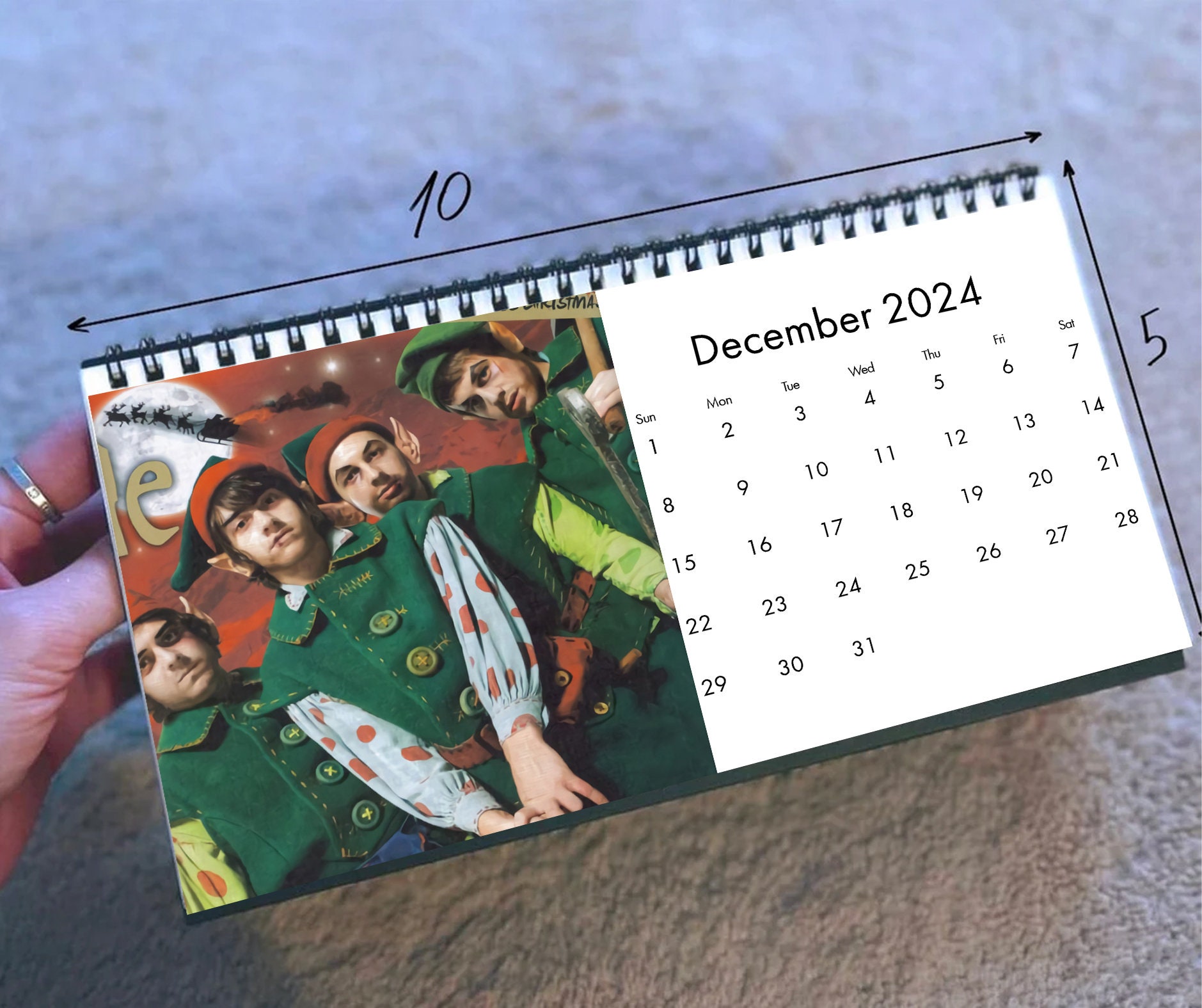 2024 Artic Monkey Calendar, 2024 Desk Calendar, Celebrity Calendar sold