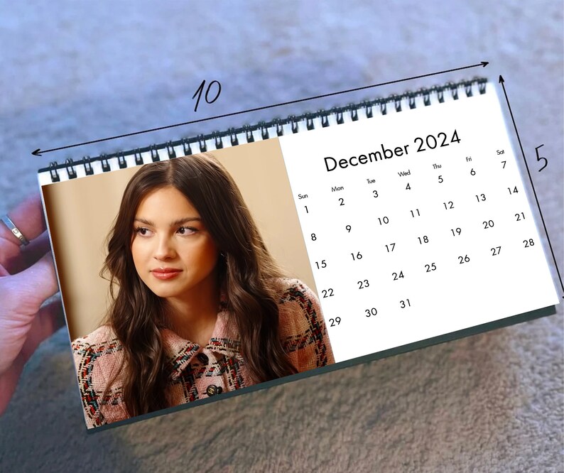 2024 Olivia Rodrigo Calendar 2024 Desk Calendar Celebrity Etsy Canada