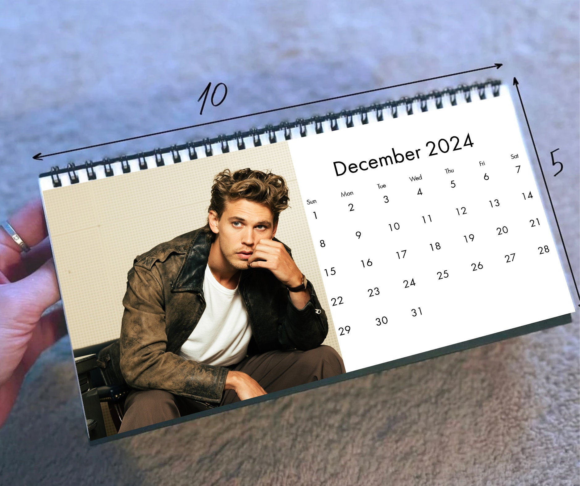 2024 Austin Butler Calendar, 2024 Desk Calendar, Celebrity Calendar sold by Tan Oriana SKU