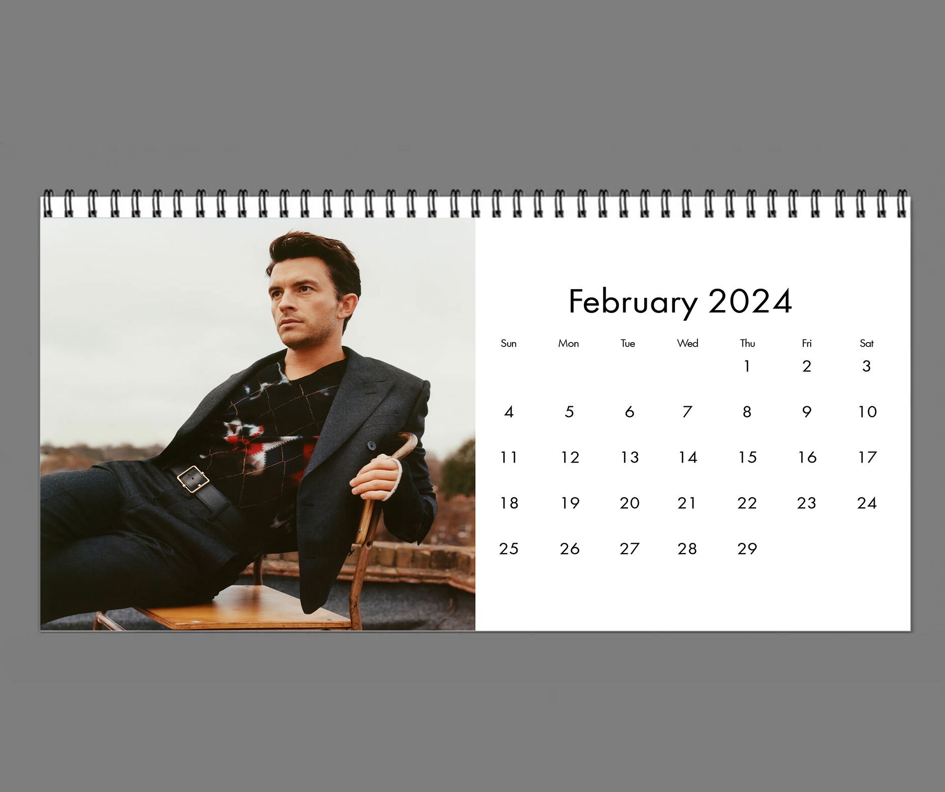 2024 Jonathan Bailey Calendar, 2024 Desk Calendar, Celebrity Calendar