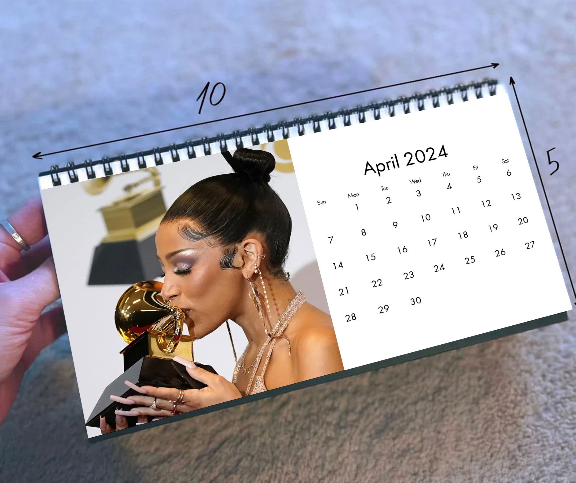 2024 Doja Cat Calendar, 2024 Desk Calendar, Celebrity Calendar, 2024