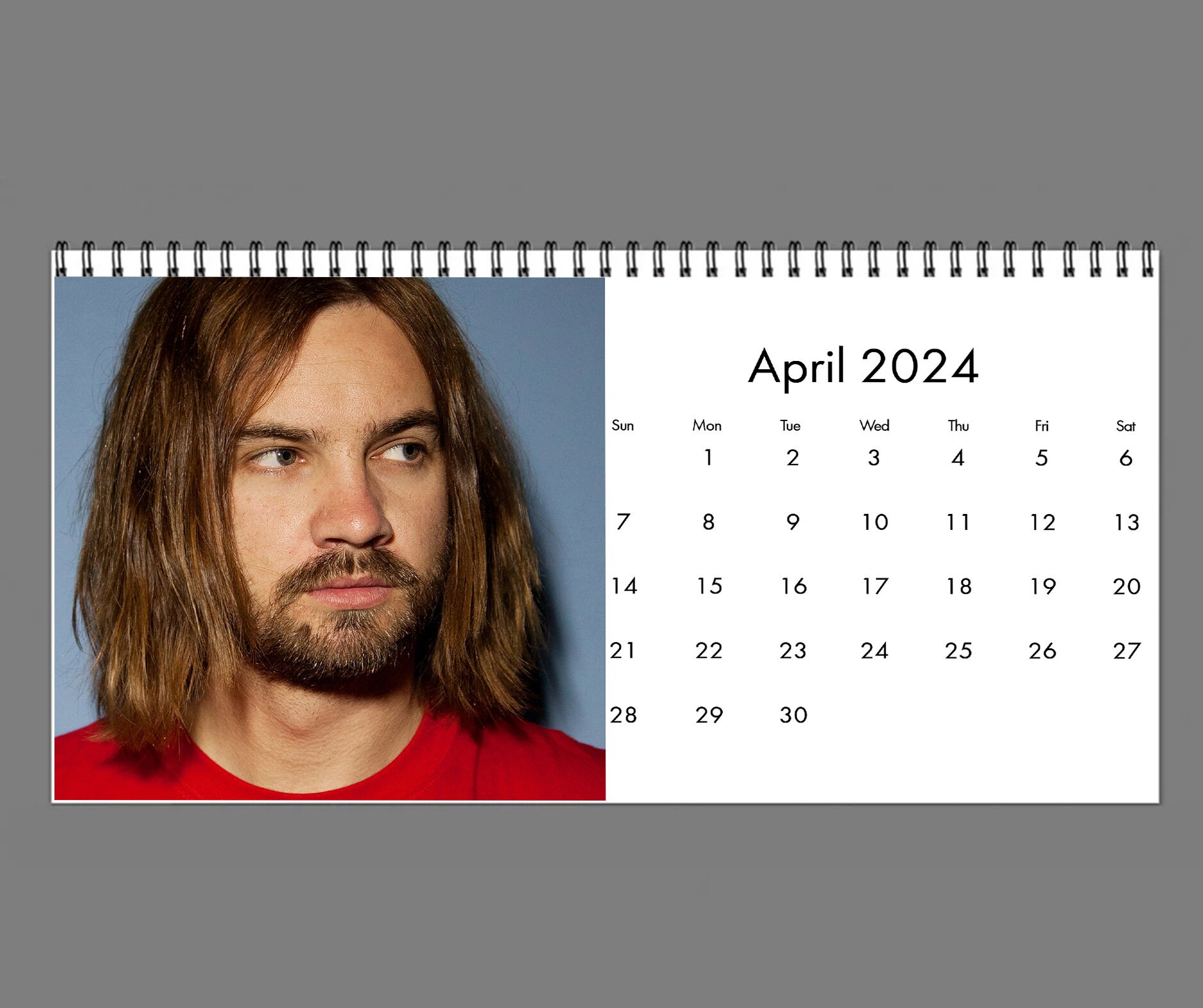 2024 Kevin Parker Calendar, 2024 Desk Calendar, Celebrity Calendar sold