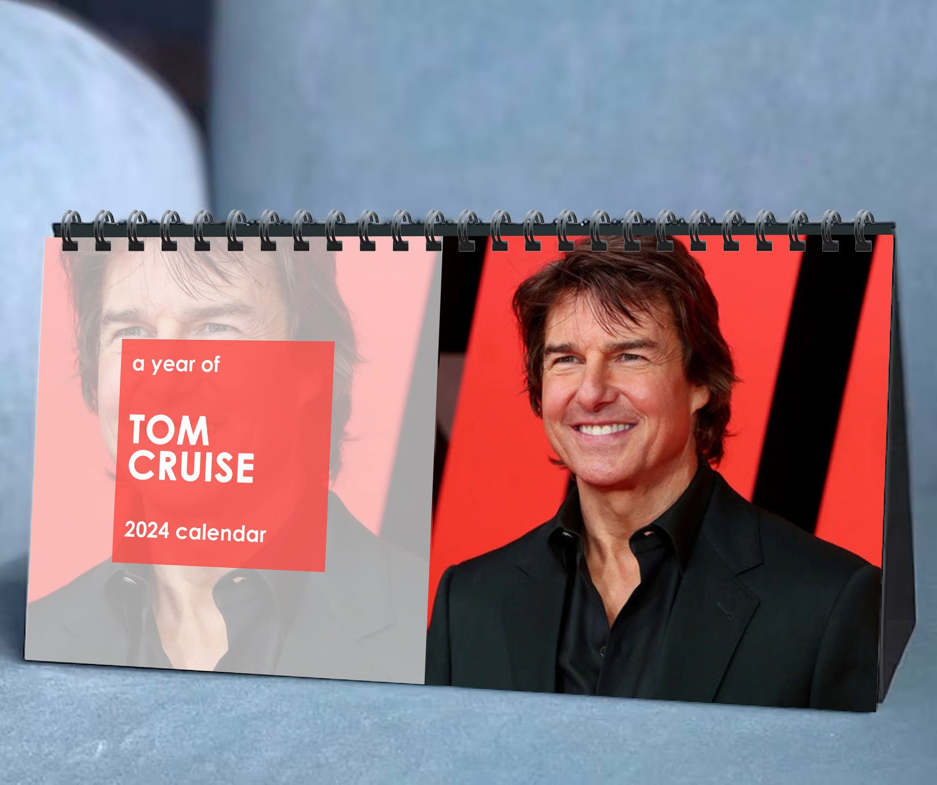 2024 Tom Cruise Calendar, 2024 Desk Calendar, Celebrity Calendar sold