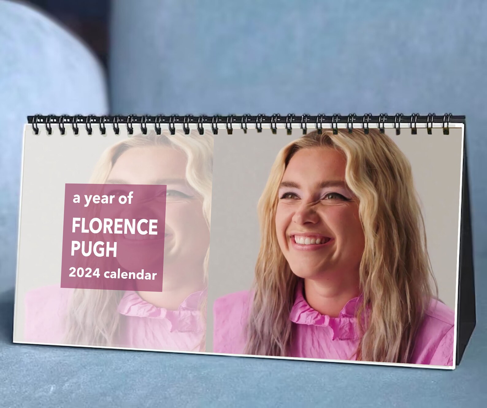 2024 Florence Pugh Calendar 2024 Desk Calendar Celebrity Etsy Canada