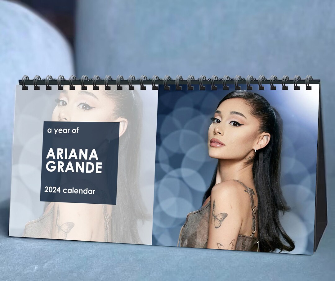 2024 Ariana Grande Calendar 2024 Desk Calendar Celebrity Etsy Canada