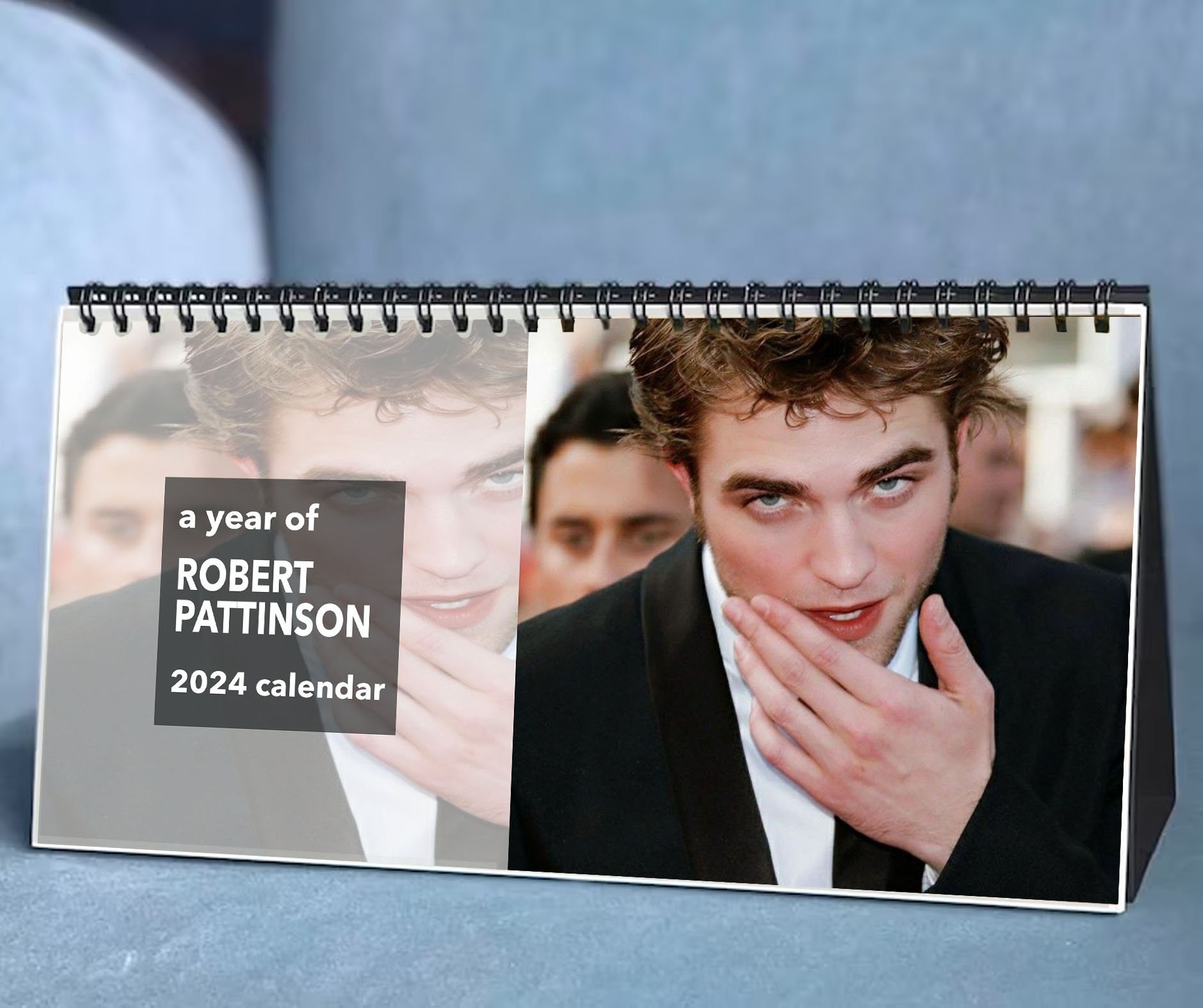 2024 Robert Pattinson Calendar, 2024 Desk Calendar, Celebrity Calendar