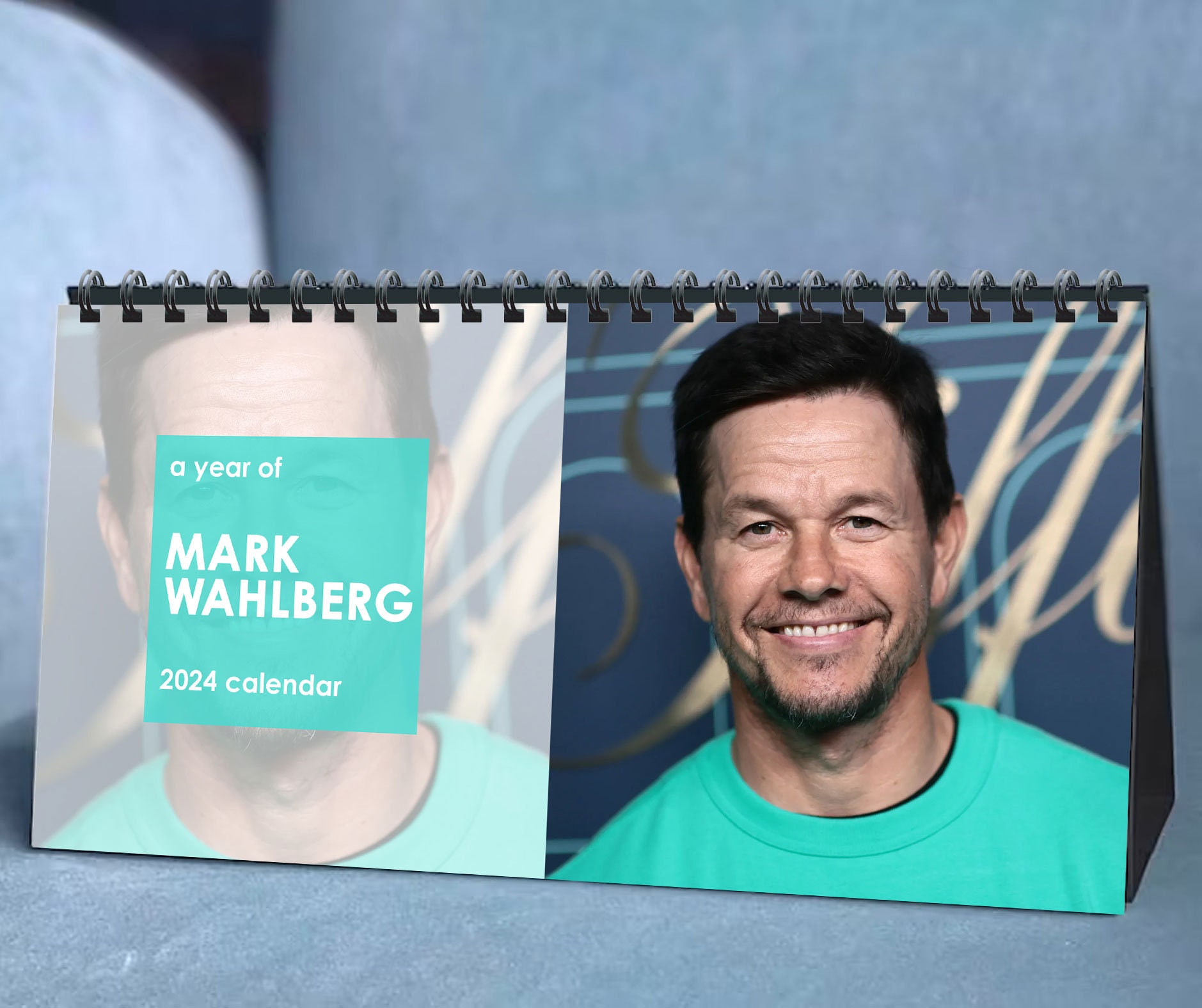 2024 Mark Wahlberg Calendar, 2024 Desk Calendar, Celebrity Calendar