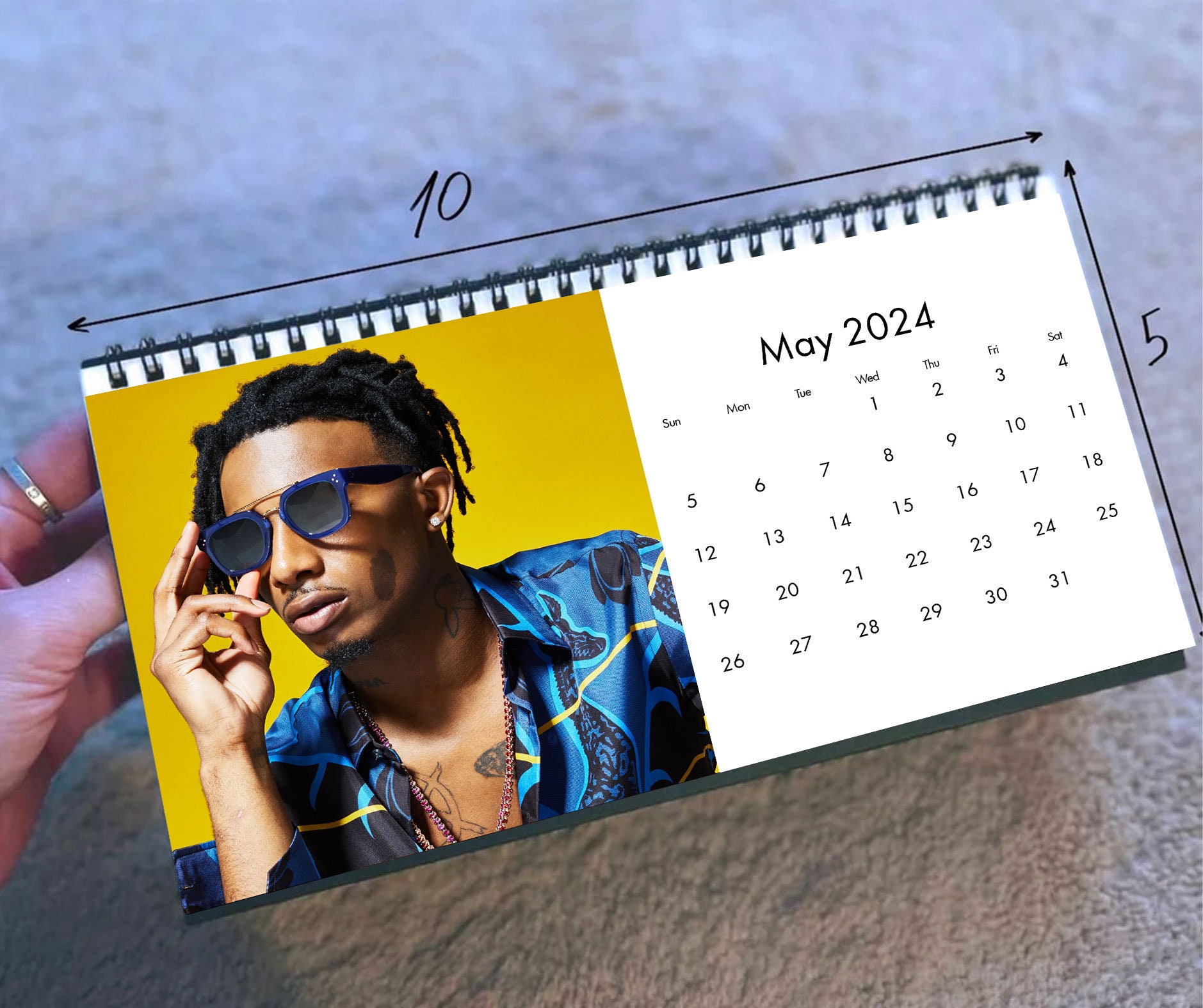 2024 PLAYBOI CARTI Calendar 2024 Desk Calendar Celebrity Etsy Australia