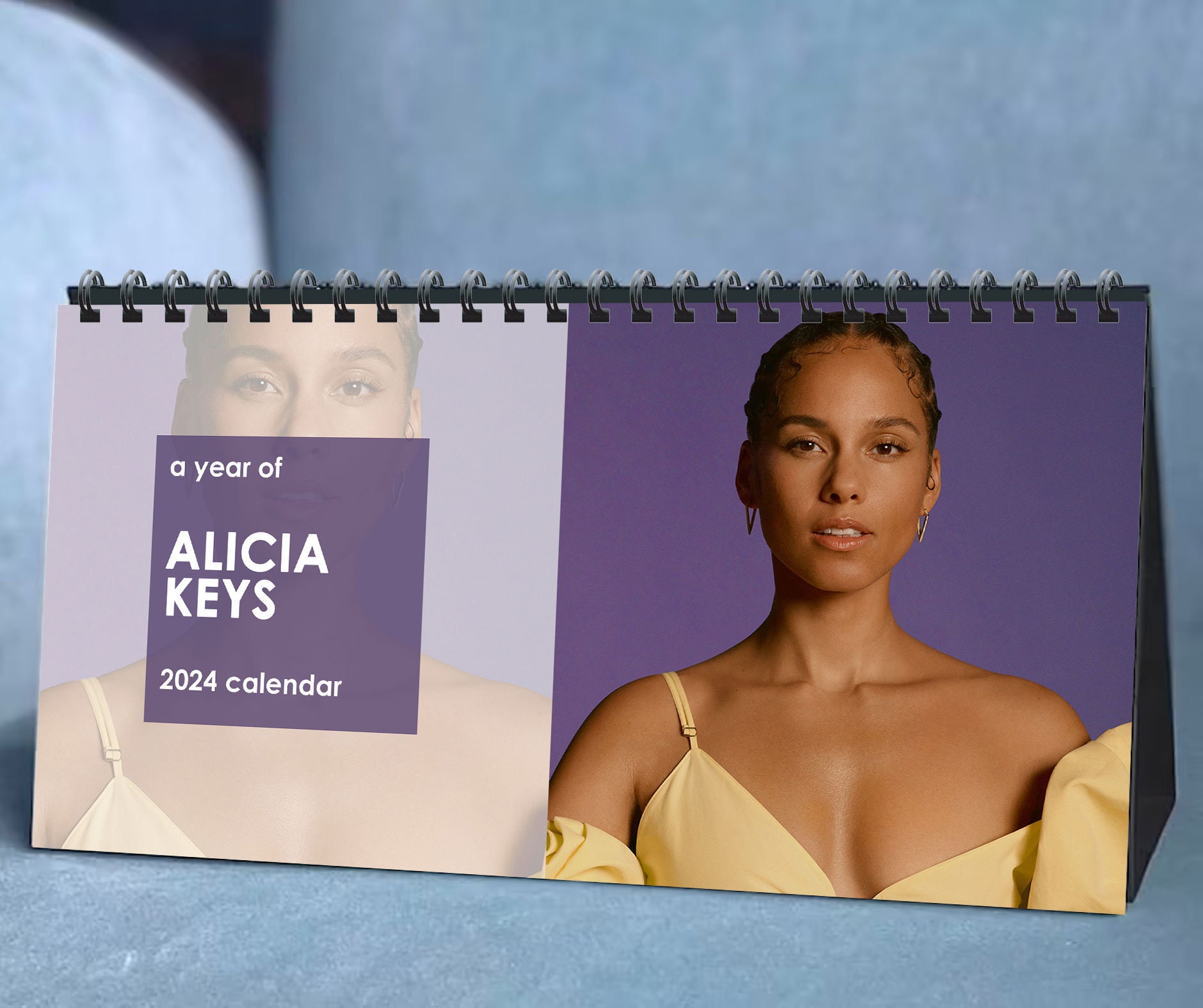 2024 Alicia Keys Calendar, 2024 Desk Calendar, Celebrity Calendar sold