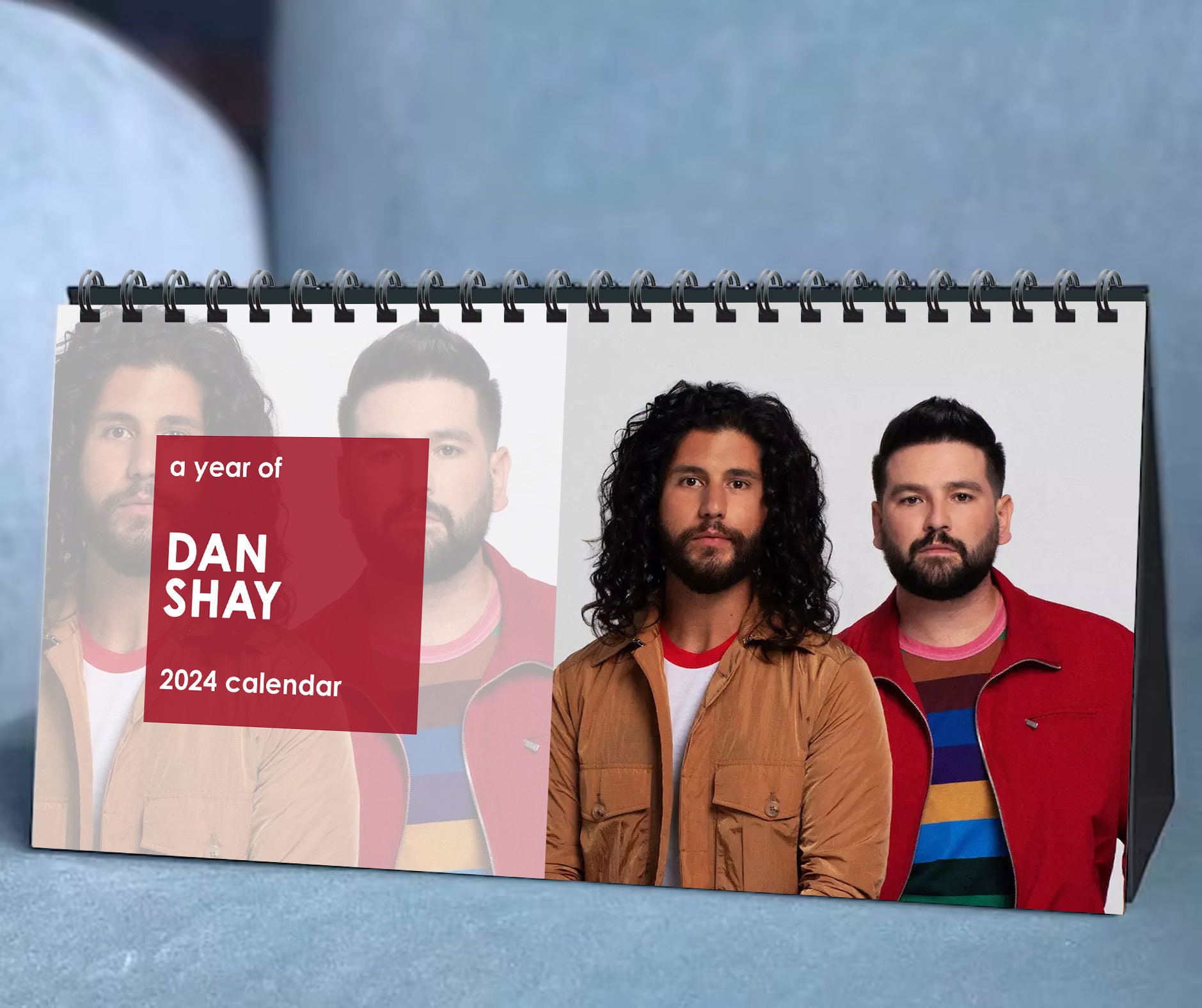 2024 Dan and Shay Calendar, 2024 Desk Calendar, Celebrity Calendar sold