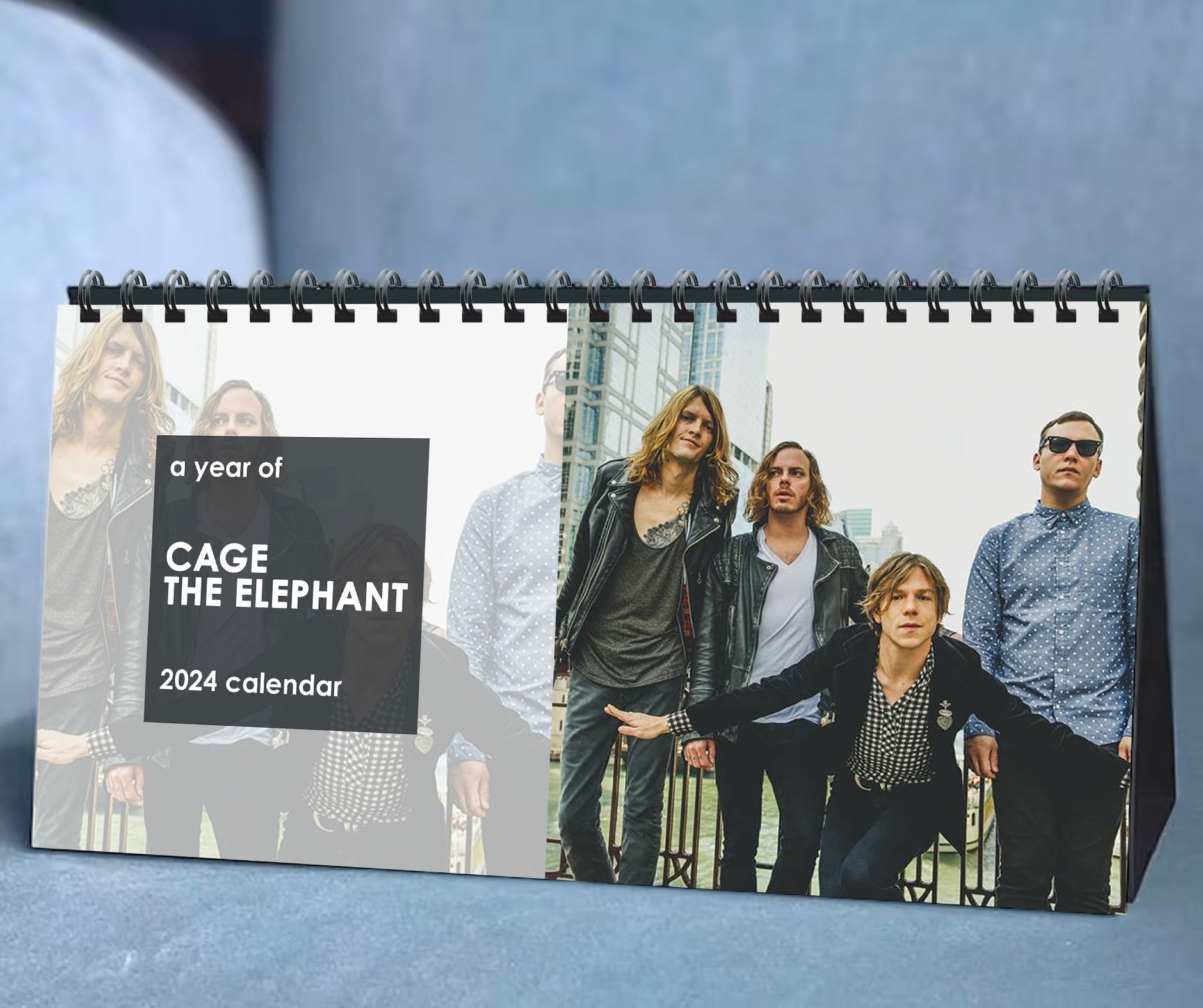 2024 Cage The Elephent Calendar, 2024 Desk Calendar, Celebrity Calendar