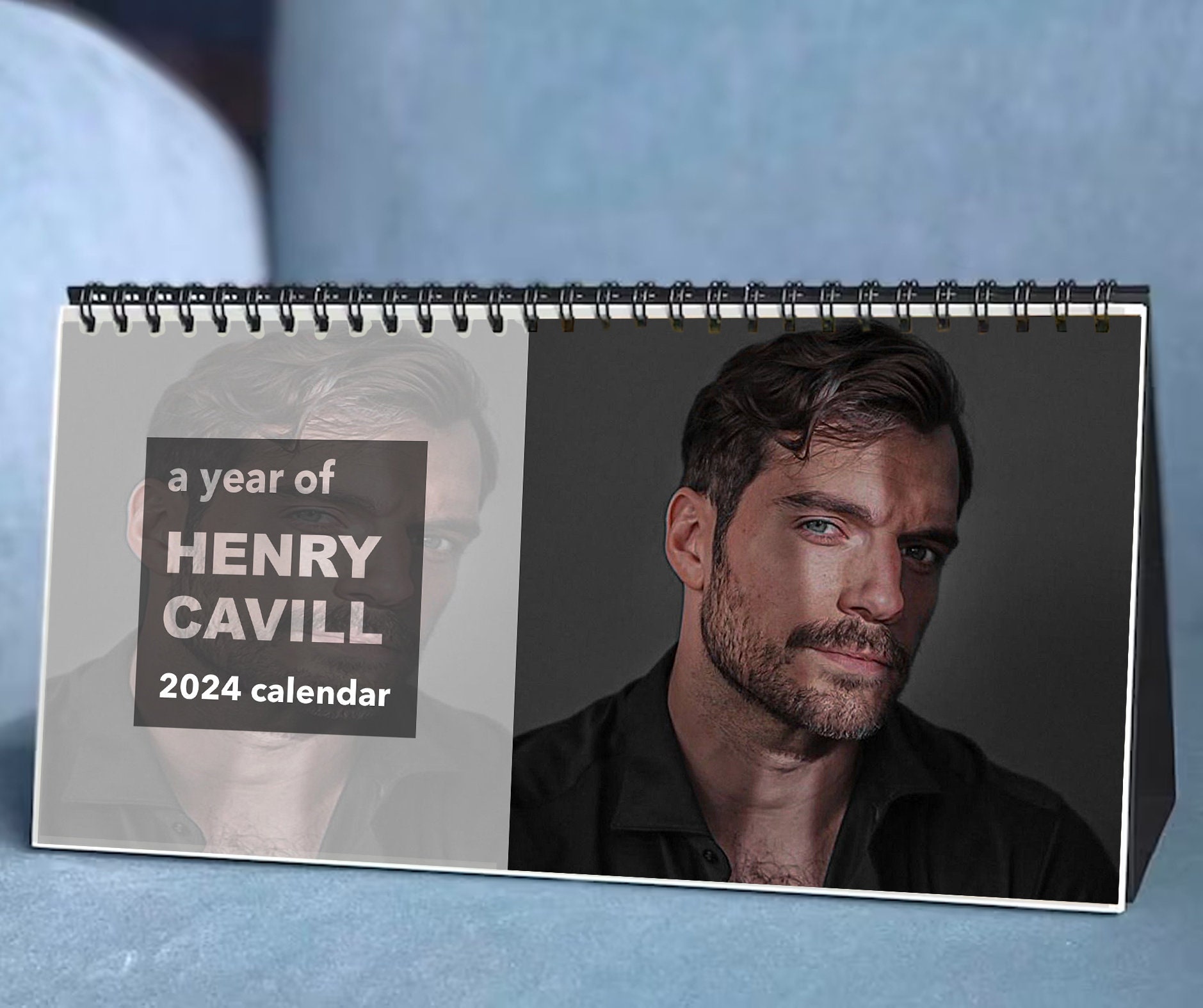 2024 Henry Cavill Calendar, 2024 Desk Calendar, Celebrity Calendar sold