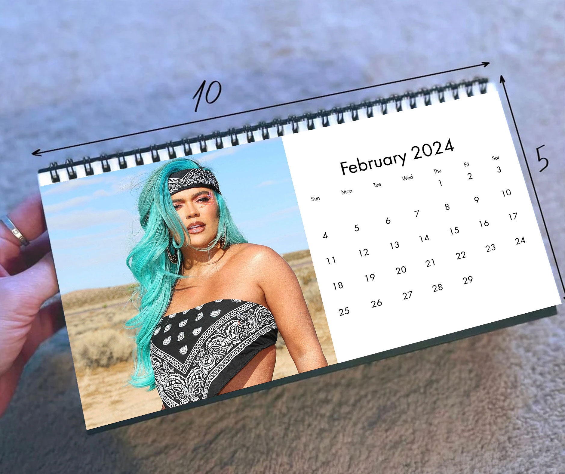 2024 Karol G Calendar, 2024 Desk Calendar, 2024 Wall Calendar,Gift for
