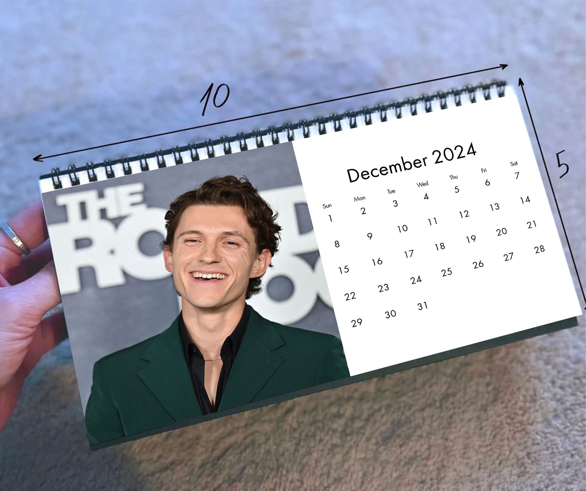 2025 Tom Holland Calendar 2025 Desk Calendar Celebrity Etsy Australia