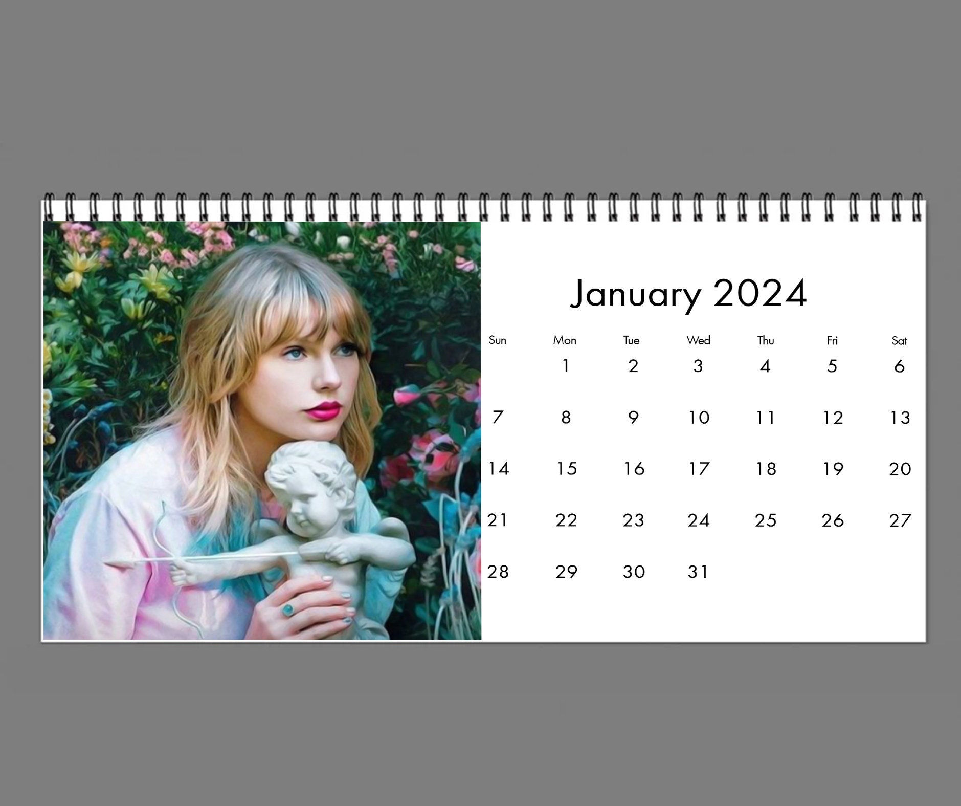 2024 Taylor Calendar, 2024 Desk Calendar, Celebrity desk calendar sold