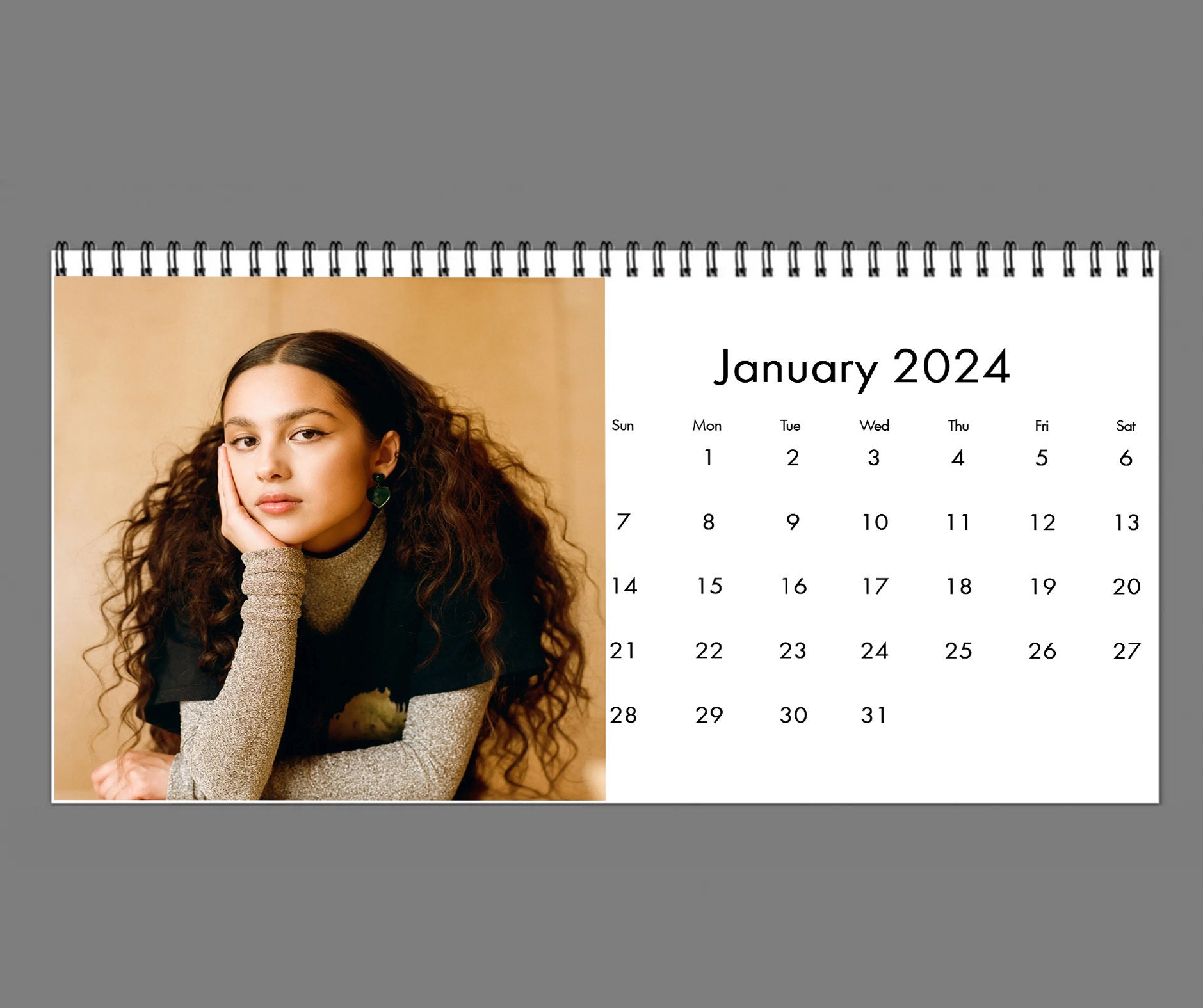 2024 Olivia Rodrigo Calendar 2024 Desk Calendar Celebrity Etsy Canada