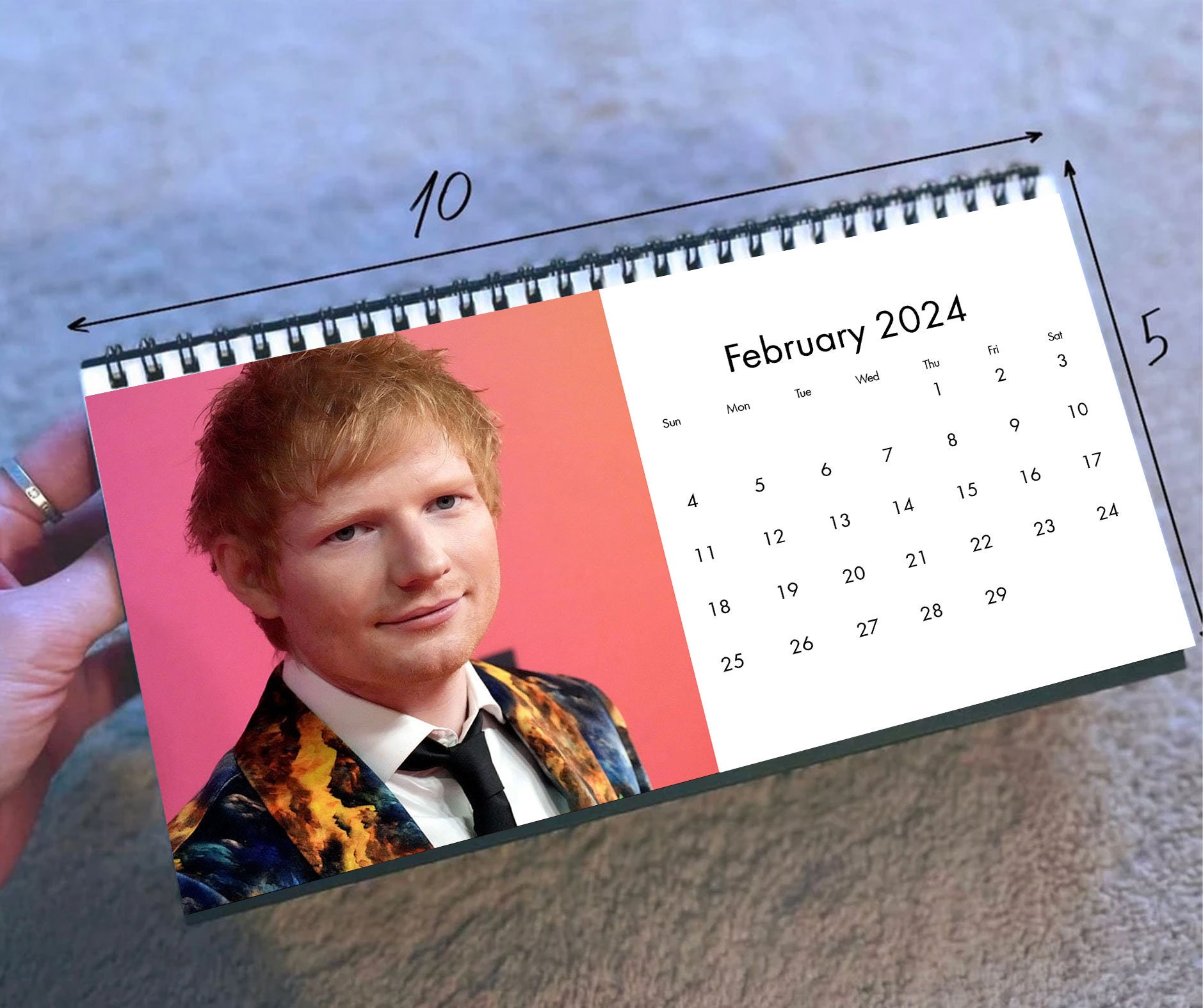 2024 Ed Shee Calendar, 2024 Desk Calendar, Celebrity Calendar sold by