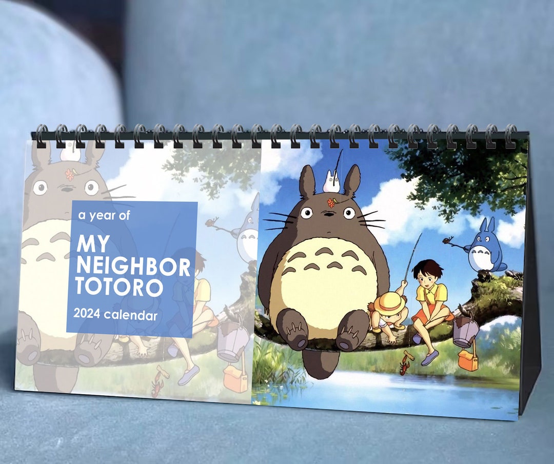 2025 My Neighbor Totoro Calendar 2025 Desk Calendar Japanese Etsy