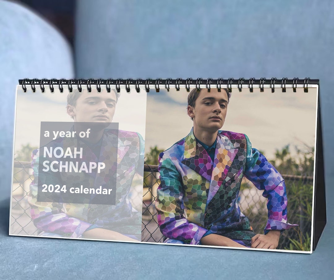 2024 Noah Schnapp Calendar 2024 Desk Calendar Celebrity Etsy UK