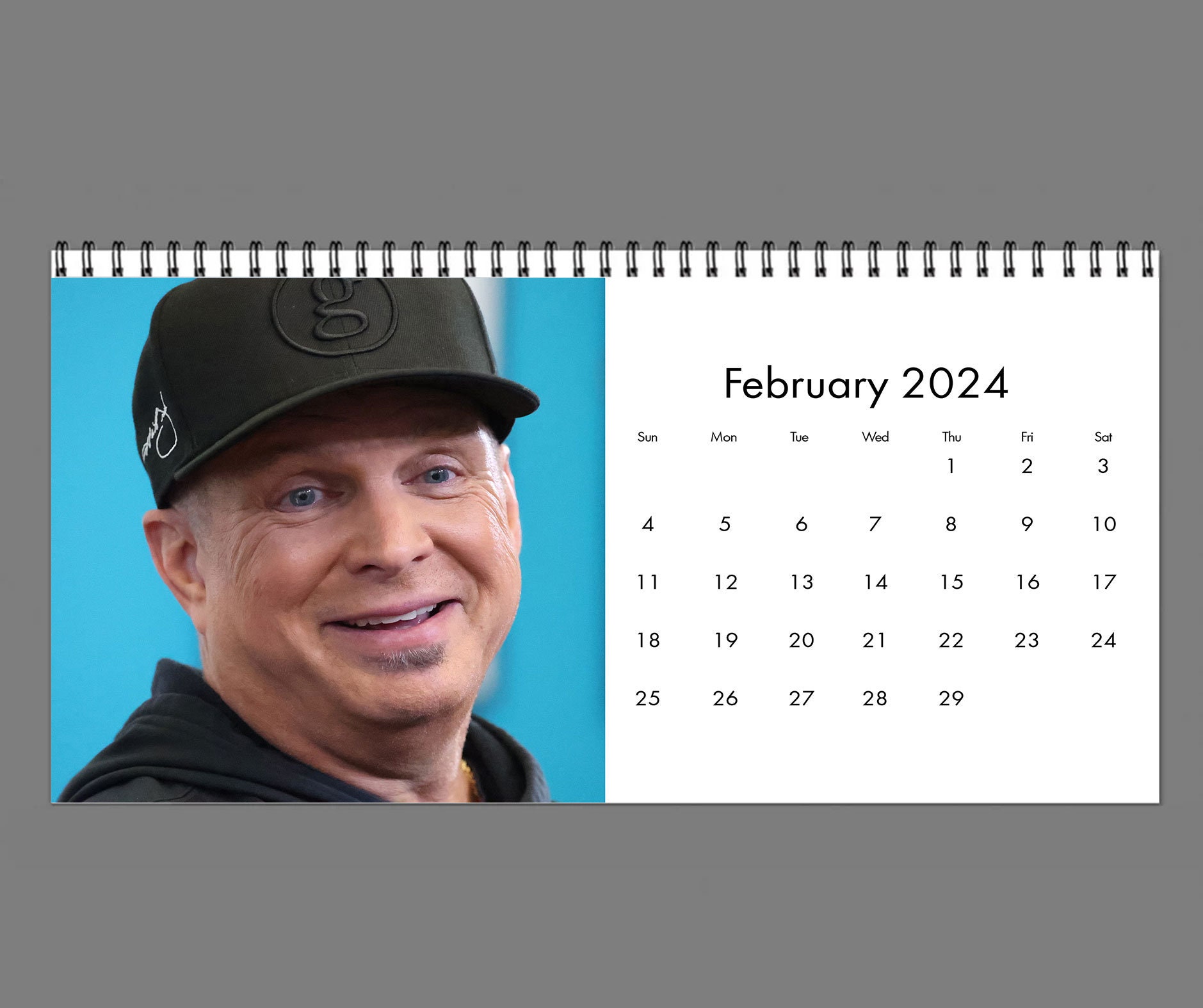 2024 Garth Brooks Calendar, 2024 Desk Calendar,Celebrity Calendar sold