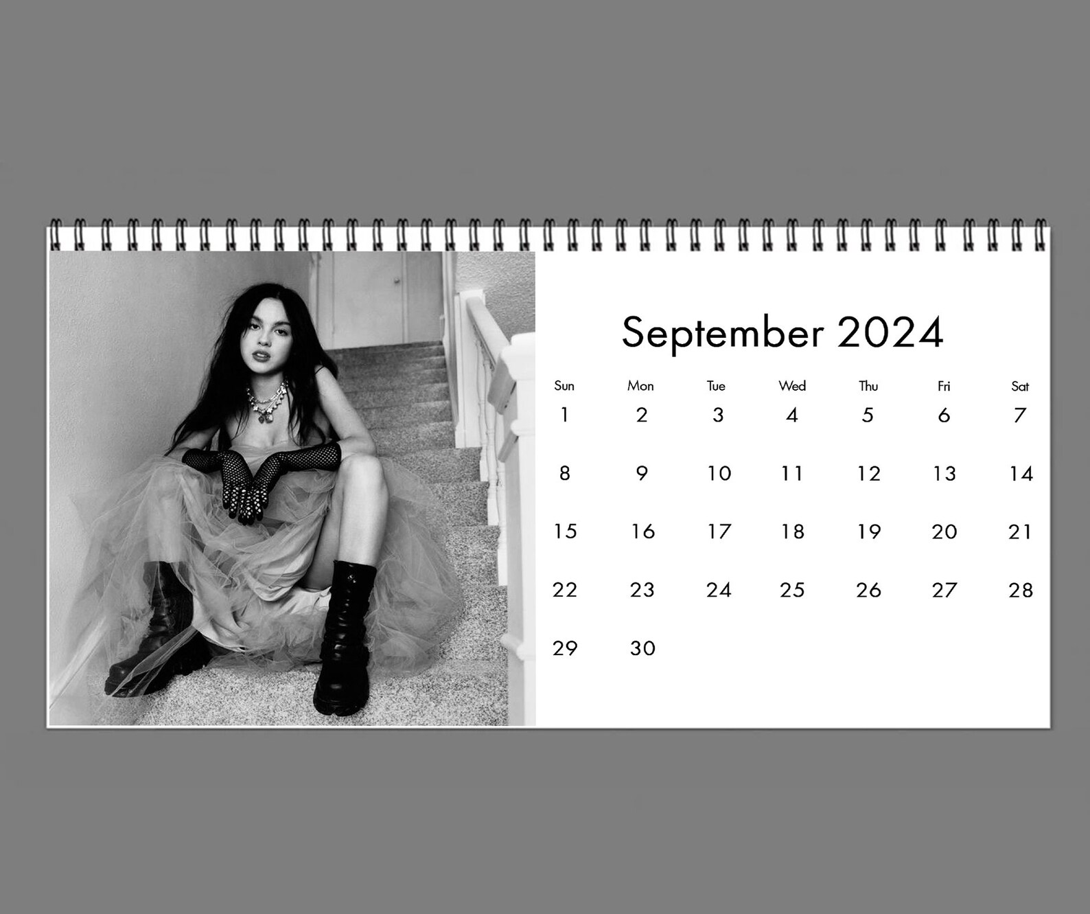 2024 Olivia Rodrigo Calendar 2024 Desk Calendar Celebrity Etsy Canada