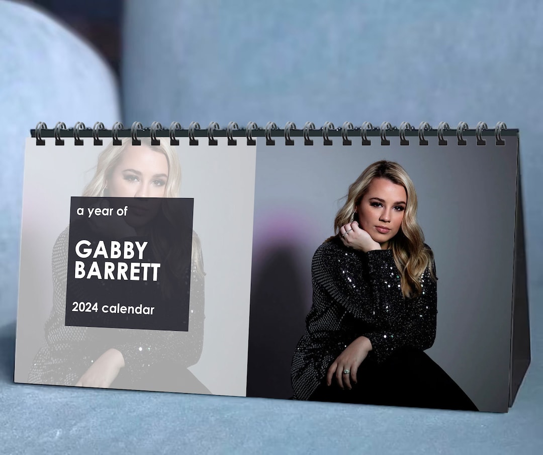 2024 Gabby Barrett Calendar 2024 Desk Calendar Celebrity Etsy.de