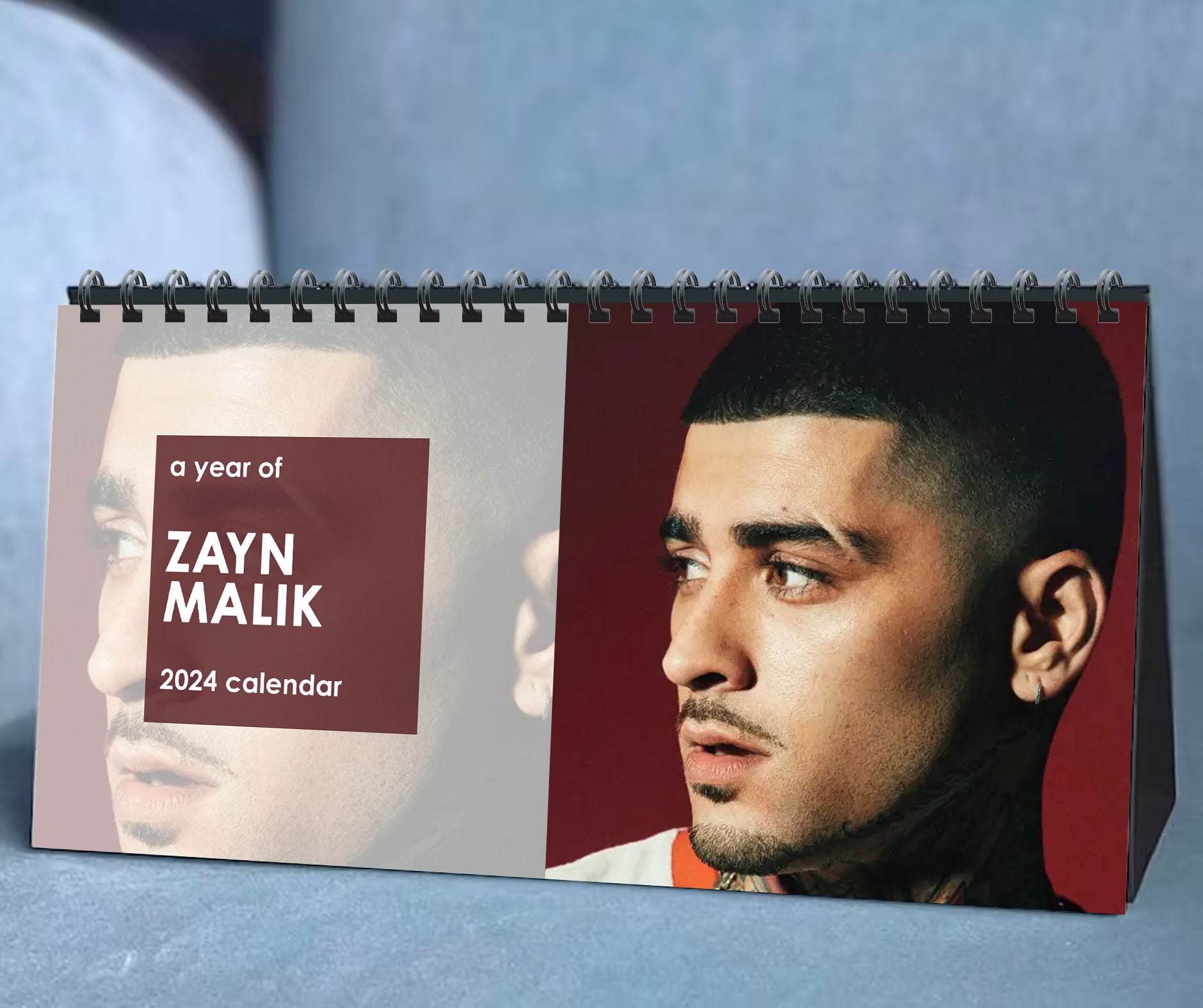 2024 Zayn MaLik Calendar, 2024 Desk Calendar, Celebrity Calendar sold