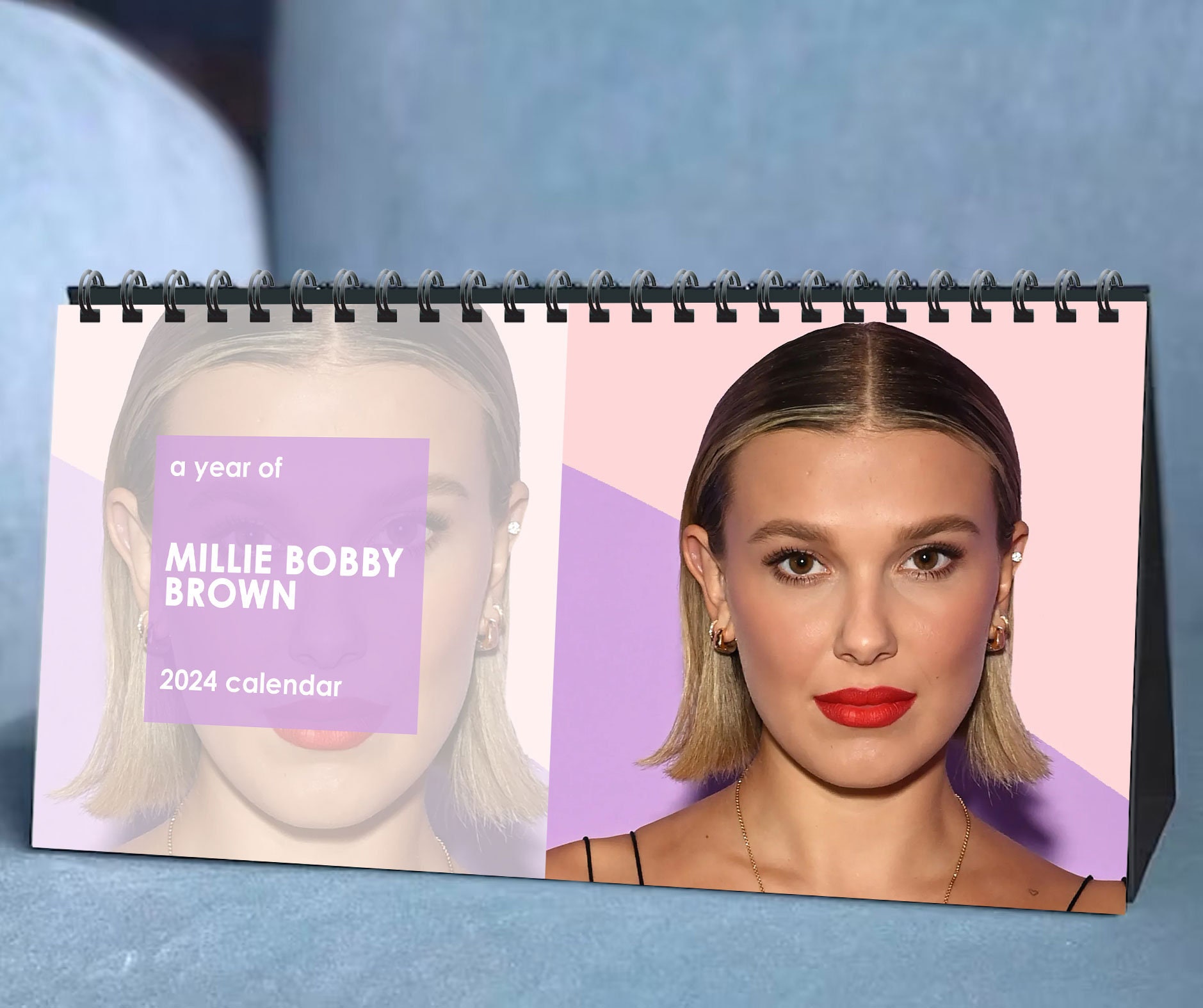 2024 Millie Brown Calendar, 2024 Desk Calendar, Celebrity Calendar sold