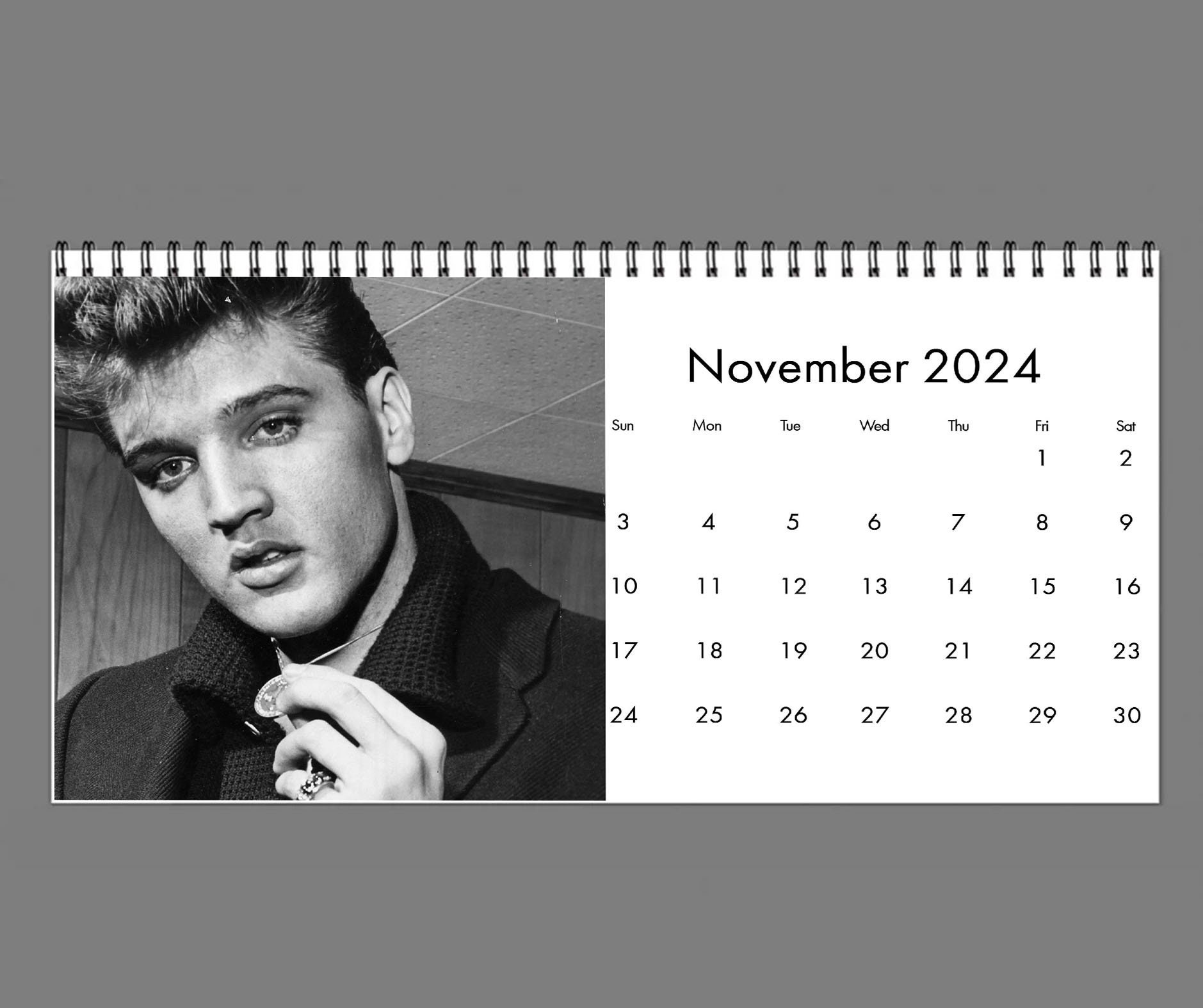 2024 Elvis Presley and Austin Butler Calendar, 2024 Desk Calendar sold