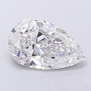 1.00 Carat Pear Cut D Color VVS2 Lab Grown Diamond | IGI Certified Loose Diamond | Brilliant Cut Lab Diamond by GEMLUXJEWELS