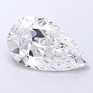 Diamante da 1,00 carati taglio a pera colore D VVS2 coltivato in laboratorio / Diamante sfuso certificato IGI / Diamante da laboratorio taglio brillante di GEMLUXJEWELS