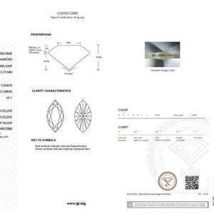 IGI Certified Marquise Diamond, Fancy Vivid Green Diamond, Marquise Cut Green Lab Grown Diamond, Green Diamond for Ring/Pendant/Earrings