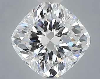 1,05 carat de diamant cultivé en laboratoire | Pierre carrée de taille coussin, certifiée IGI