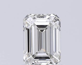 Diamante sintetico taglio smeraldo certificato IGI: 1,00-8,00 CT, F/VVS2