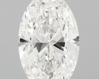 3.00 Ct Oval Lab Grown Diamond: E/VVS2 IGI Certified Loose Gem